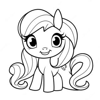 Fluttershy Coloring Page 10857-8898