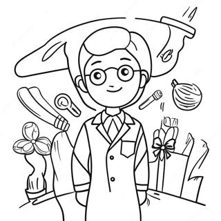 Exciting Career Day Celebration Coloring Page 10868-8909