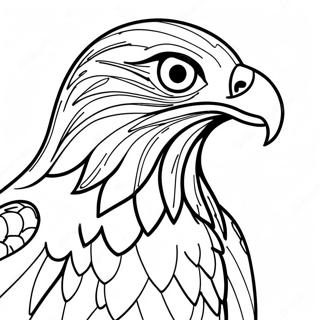 Hawk Coloring Page 10887-8922