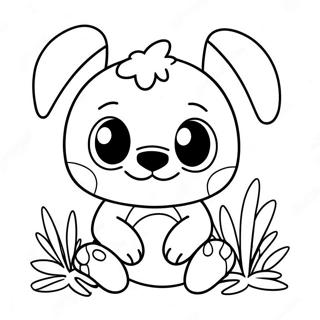 Cute Ohana Stitch Coloring Page 10898-8933