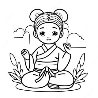 Japanese Coloring Pages