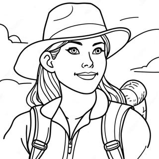 Amanda The Adventurer Coloring Pages