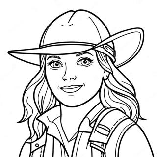 Amanda The Adventurer Coloring Page 10957-8978