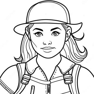 Amanda The Adventurer Coloring Page 10957-8979