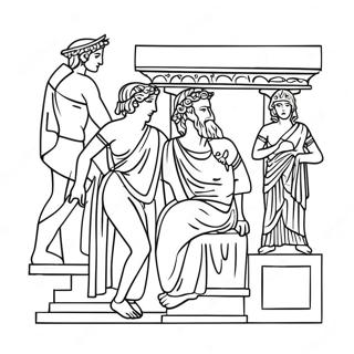 Ancient Greece Coloring Page 10967-8986