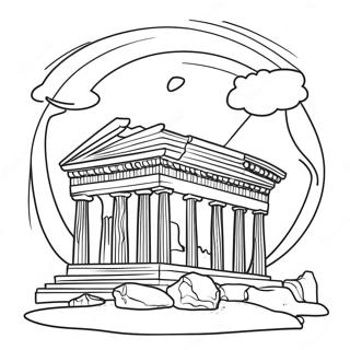 Ancient Greece Coloring Page 10967-8987