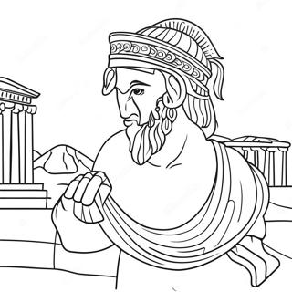 Ancient Greece Coloring Page 10967-8988