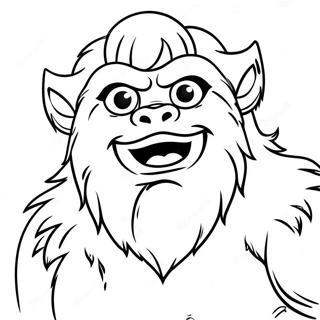 Yeti Coloring Page 10997-9011