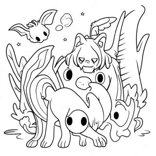 Supernatural Creatures Coloring Page 11007-9018