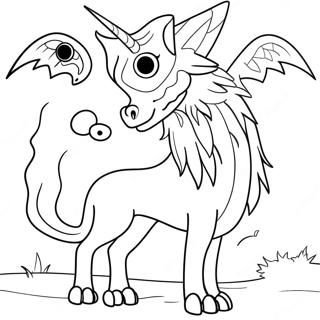 Supernatural Creatures Coloring Page 11007-9019