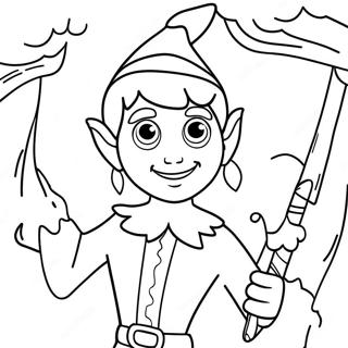 Elf Movie Coloring Page 11057-9058