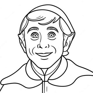 Buddy The Elf Coloring Page 11058-9062