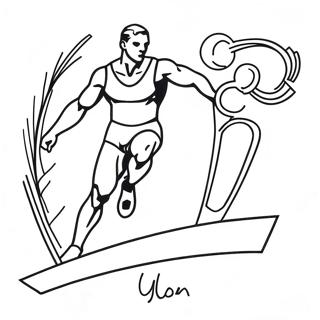 Olympic Coloring Page 11067-9068