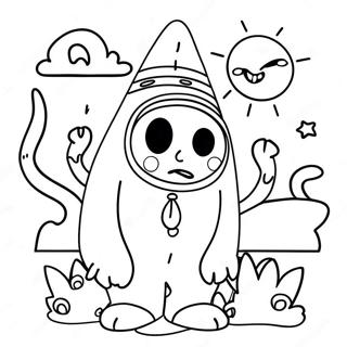 Weird Coloring Page 11077-9074