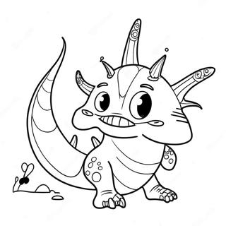 Bizarre Creatures Coloring Page 11078-9080