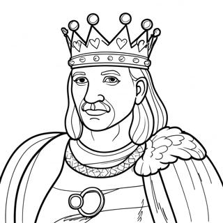 King Coloring Page 11087-9083