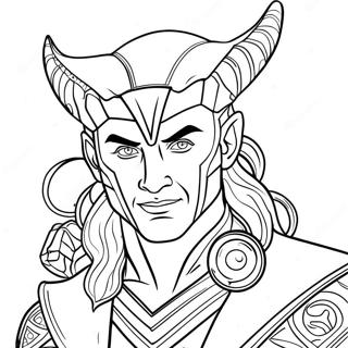 Loki Coloring Page 11107-9098