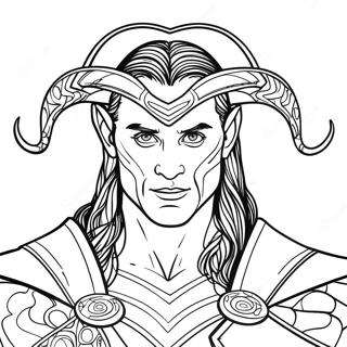 Loki Coloring Page 11107-9099