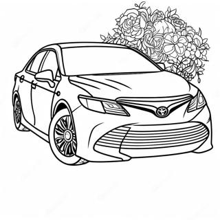 Toyota Camry Sedan Coloring Page 11118-9118