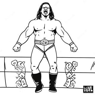 Wwe Coloring Page 1111-887