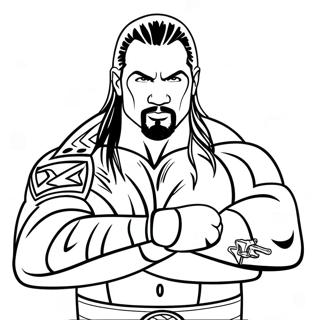 Wwe Coloring Page 1111-888