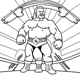 Wwe Championship Match Coloring Page 1112-892