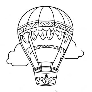 Hot Air Balloon Coloring Page 11147-9139