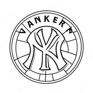 Yankees Logo Coloring Page 11167-9156