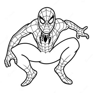 Spiderman Halloween Coloring Page 11177-9163