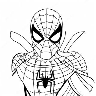 Spiderman Halloween Coloring Page 11177-9164