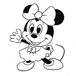 Minnie Mouse Coloring Page 111-90