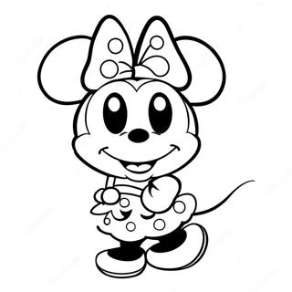 Minnie Mouse Coloring Page 111-92