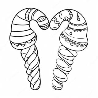 Candy Cane Coloring Page 11207-9187