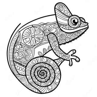 Chameleon Coloring Page 11217-9194