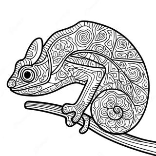 Chameleon Coloring Page 11217-9196