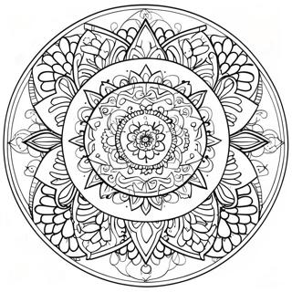 Meditation Mandala Coloring Page 11237-9212