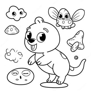 Cute Leap Year Animals Coloring Page 11268-9238