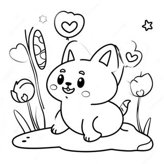 Cute Leap Year Animals Coloring Page 11268-9240