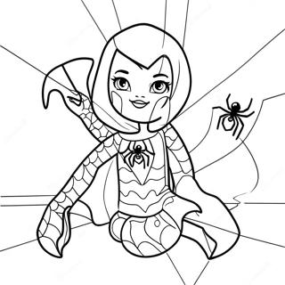 Spider Girl Coloring Page 11277-9242