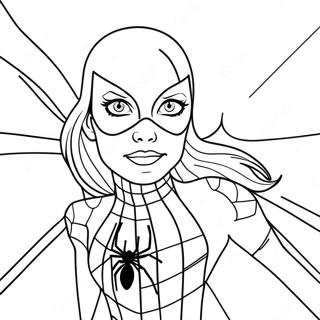 Spider Girl Coloring Page 11277-9243