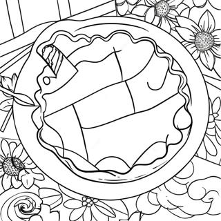 Pie Coloring Page 11297-9258