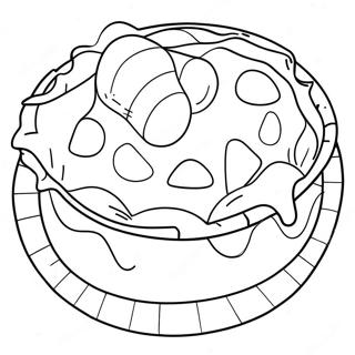 Pie Coloring Page 11297-9259