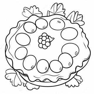 Delicious Fruit Pie Coloring Page 11298-9261