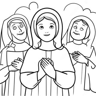 All Saints Day Coloring Pages