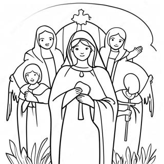 All Saints Day Coloring Page 11307-9268