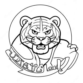 Lsu Logo Coloring Page 11317-9275