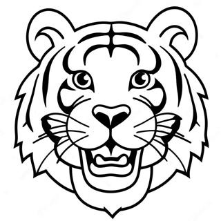 Lsu Tiger Mascot Coloring Page 11318-9277