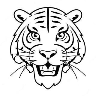 Lsu Tiger Mascot Coloring Page 11318-9278