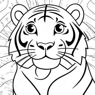 Lsu Tiger Mascot Coloring Page 11318-9279