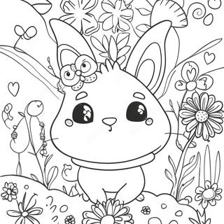 Whimsical Indie Art Coloring Page 11338-9293